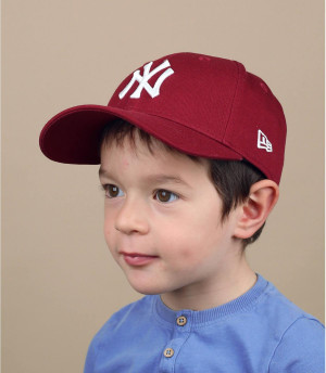 Red NY child cap Kids NY League Ess 940 cardinal
